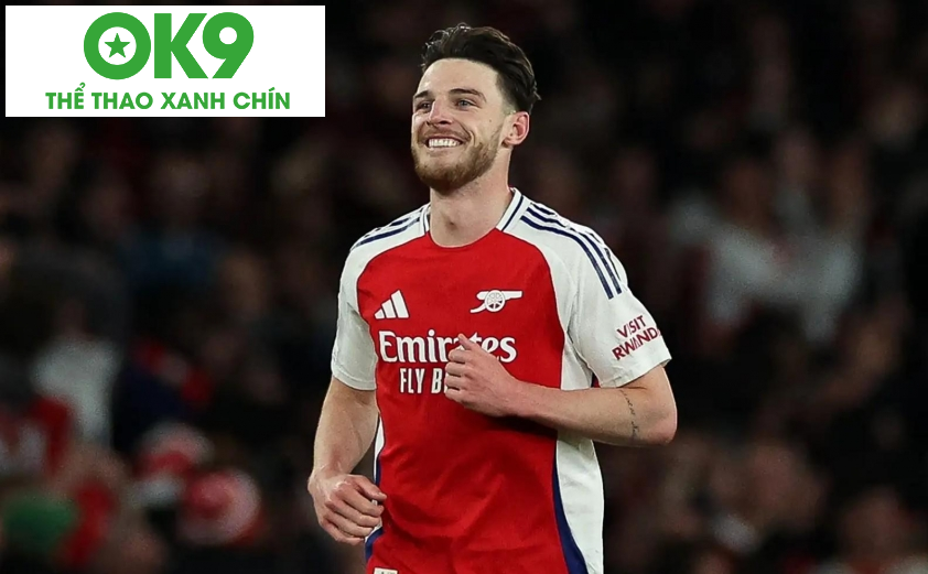 Declan Rice nhận giải thưởng Cầu thủ xuất sắc nhất trận đấu